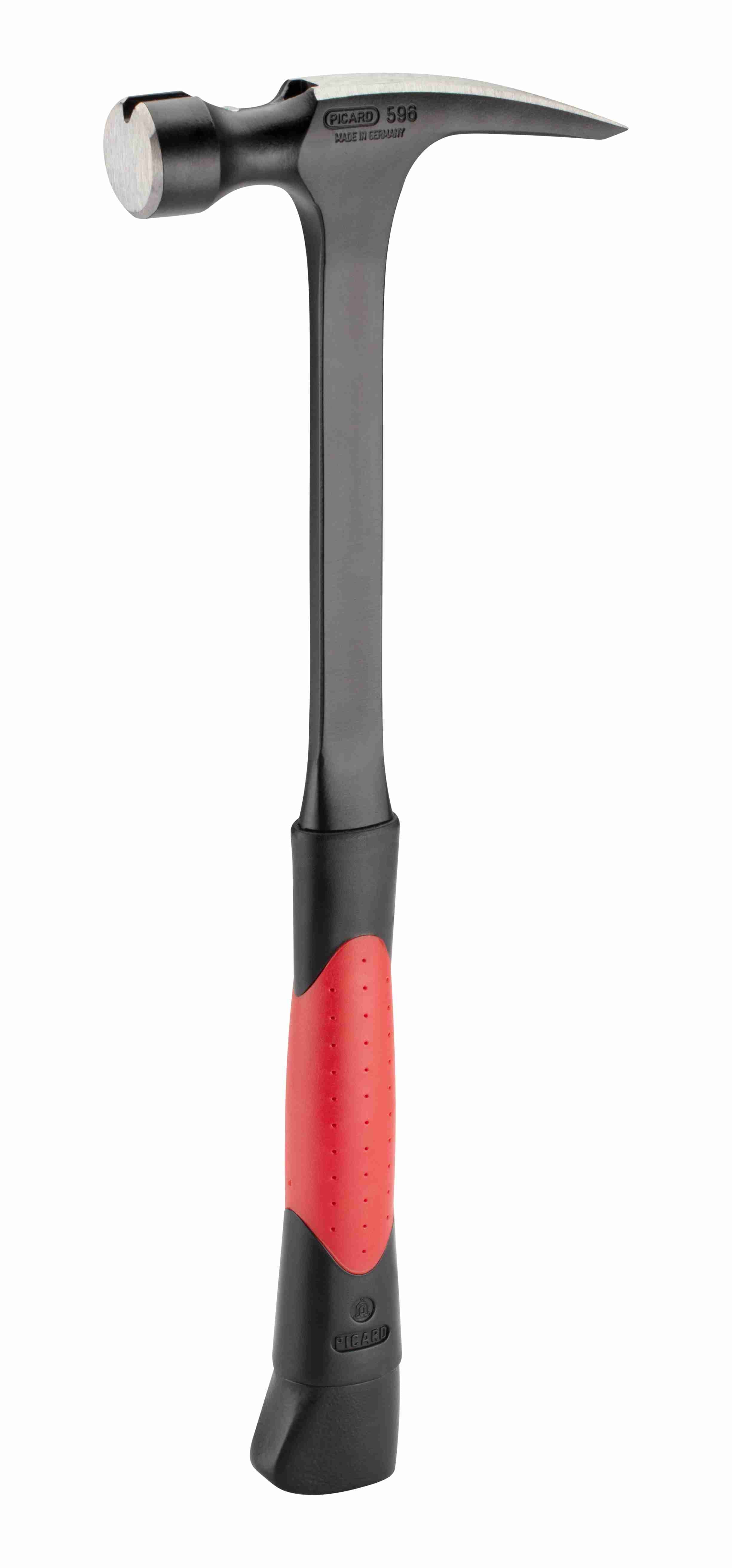 PICARD Framing-Hammer 567g - Zimmermannshammer Mit 2K-Griff Rot/schwarz