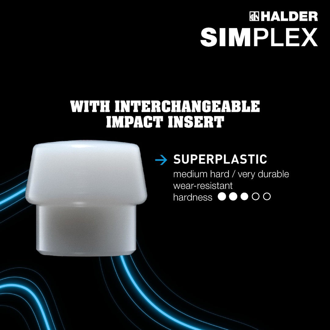 HALDER HALDER SIMPLEX BONUS BOX STARTER KIT, SIMPLEX 80, 3027.280 "STAND-UP" MALLET - W/ EXTRA BLUE AND GREY INSERTS, PLUS FREE BOTTLE OPENER |3027S025