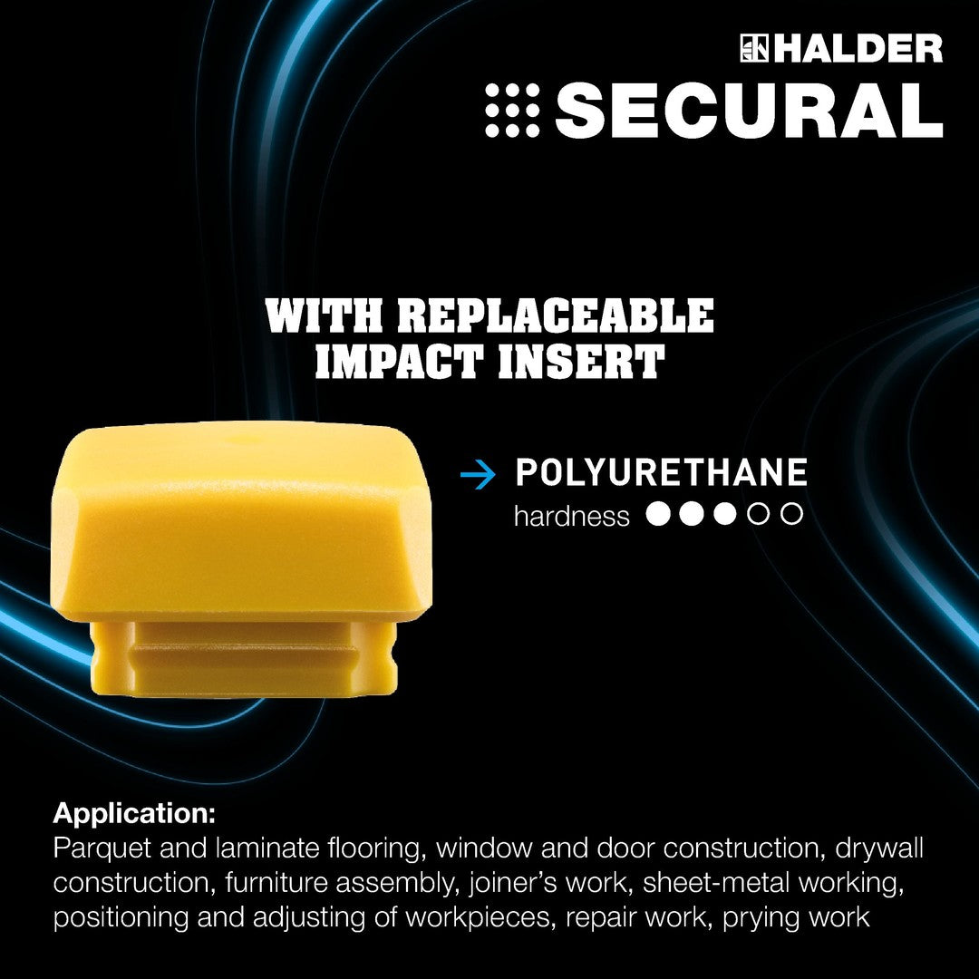 HALDER SECURAL SOFT FACE, NON-REBOUNDING MALLET | 3380.140